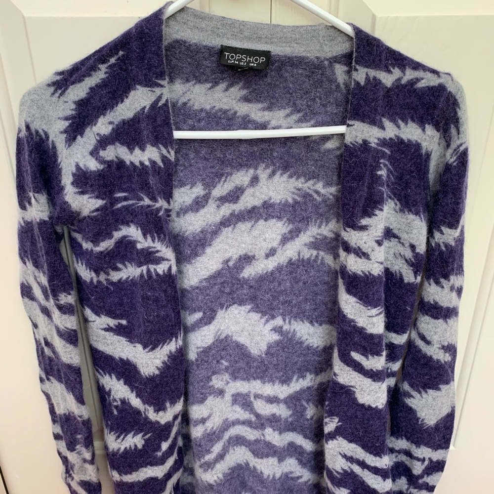 TOPSHOP Angora Cardigan